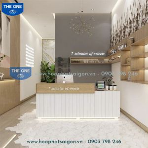 Quầy Lễ Tân Hiện Đại - Cao Cấp QLTCC158