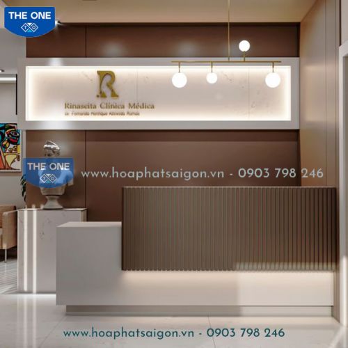 Quầy Lễ Tân Hiện Đại - Cao Cấp QLTCC142