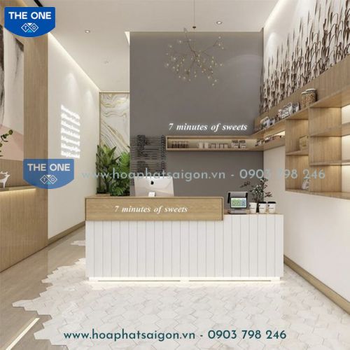 Quầy Lễ Tân Hiện Đại - Cao Cấp QLTCC158